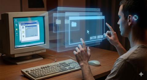 ホログラムでも変わらないOS